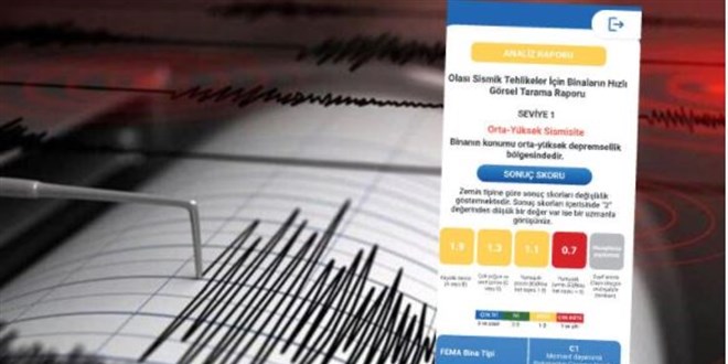 Ücretsiz deprem riski uygulaması