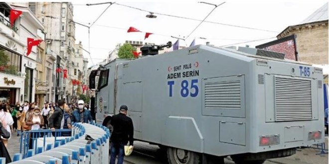 Taksim'de 'Gezi' önlemi