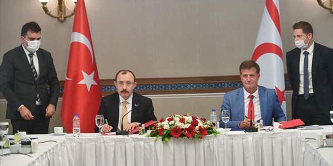 Türkiye ile KKTC arasında ticari ve ekonomik iş birliğinin geliştirilmesine ilişkin protokol imzalandı