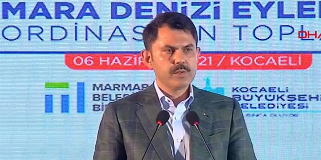 Bakan Kurum Marmara Denizi müsilaj eylem planını açıkladı