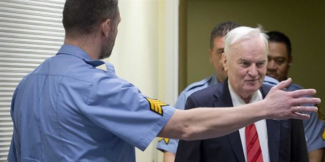 'Bosna Kasabı' lakaplı Ratko Mladic'in müebbet hapis cezası onandı
