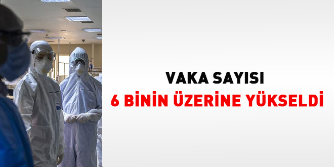 Vaka sayısı 6 binin üzerine yükseldi