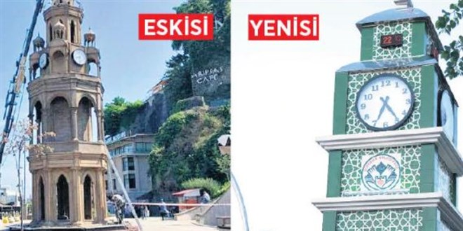 Giresun'da saat kulesi tartışması