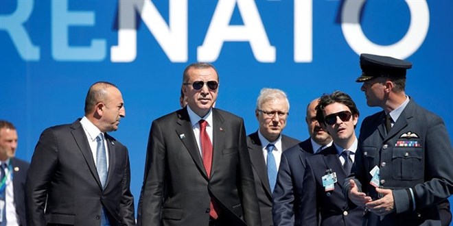 Cumhurbakan Erdoan, NATO Zirvesi'nde liderlerle bir araya gelecek