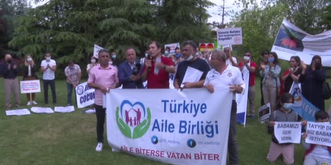 Trkiye Aile Birliince dzenlenen 'adalet yry' sona erdi
