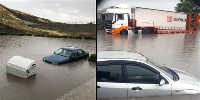 Ankara'da sağanak, su baskınlarına yol açtı