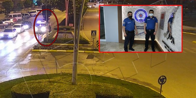 Kavgada b��akland�; polis memuru atletiyle tampon yapt�