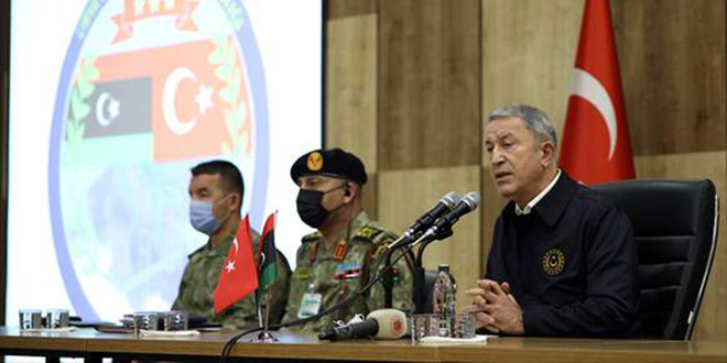 Milli Savunma Bakanı Akar: Kardeş olarak Libya ile beraberiz