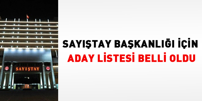 Saytay Bakanl iin aday listesi belli oldu