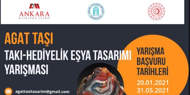 Agat Taşı Takı ve Hediyelik Eşya Tasarımı Yarışması sonuçlandı
