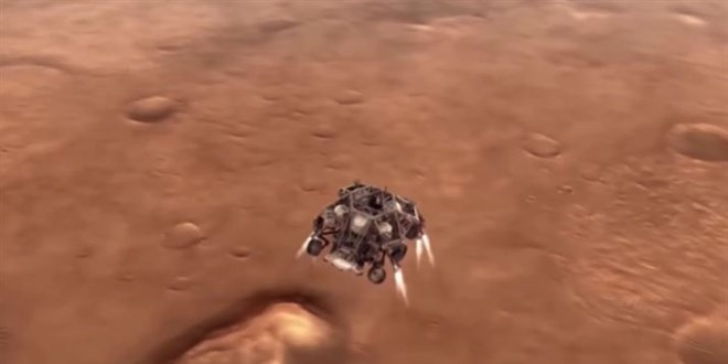 Mars'taki keşif aracından 360 derecelik panorama