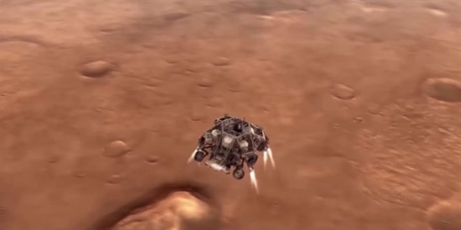 Mars'taki keif aracndan 360 derecelik panorama