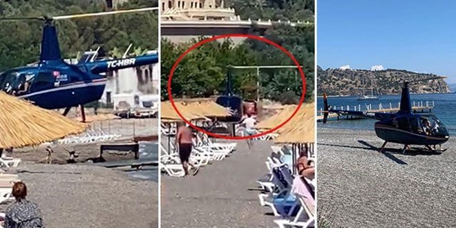 Plaja iniş yapan helikopterin pilotu konuştu: Her yere ineriz