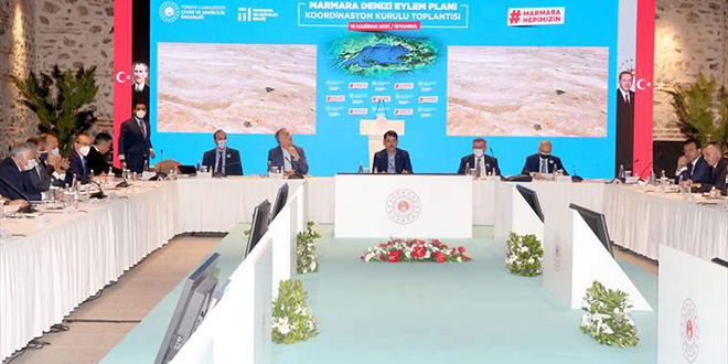 Marmara Denizi Koruma Eylem Planı Koordinasyon Kurulu toplandı