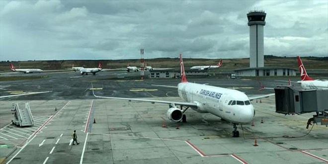 İstanbul'da etkili olan sağanak, hava trafiğini olumsuz etkiledi