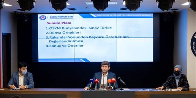 Genç Memur-Sen, ÖSYM'nin sınav ücretlerini düşürmesini talep etti