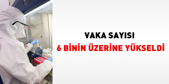 Vaka sayısı 6 binin üzerine yükseldi
