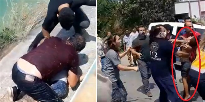 Servis şoförü, sulama kanalına düşen çocuğun hayatını böyle kurtardı