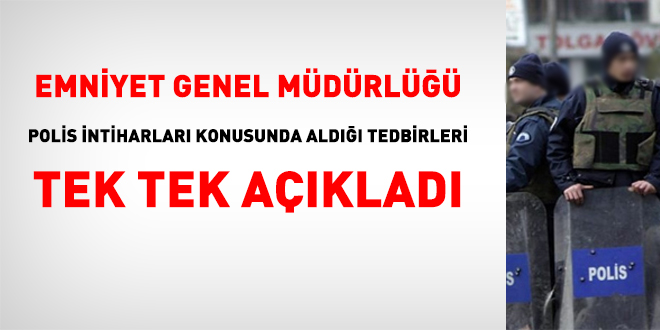 Emniyet'ten 'polis intiharları' açıklaması