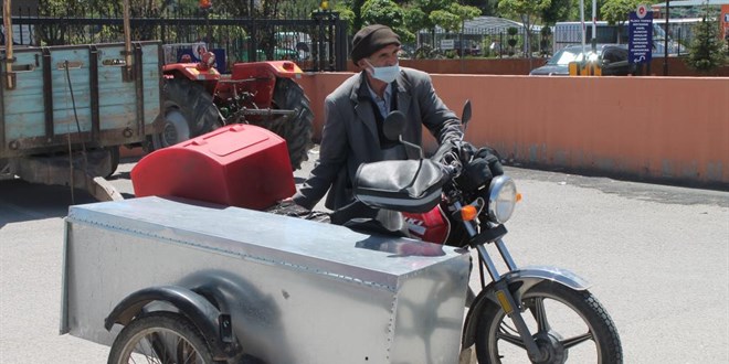Sıfır aldığı motosikleti başına bela oldu
