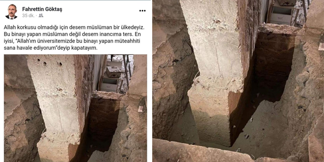 Kayık kolonu gören rektörden tepki: Allah'a havale ediyorum