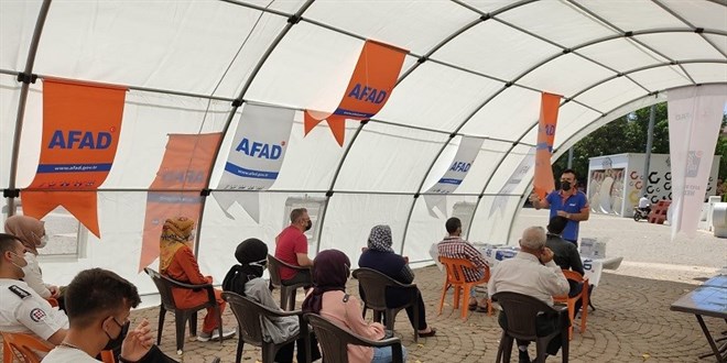 AFAD, tüm illerin meydanlarına 'afet eğitim çadırları' kuruyor