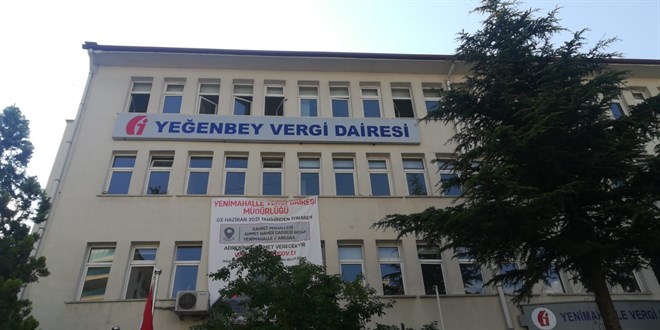 Yeğenbey Vergi Dairesi taşındı