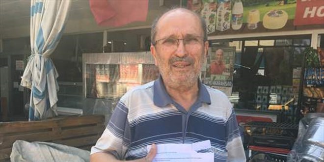 Yıllar önce izinsiz aldığı ürünlerin parasını bırakarak 'helallik' istedi