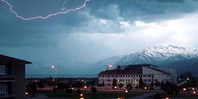 Meteoroloji'den gök gürültülü sağanak uyarısı