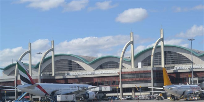 Sabiha Gken Havaliman 90 bin yolcuyla rekor krd