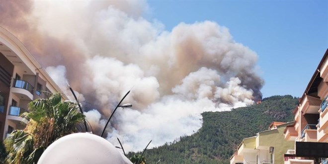 Marmaris'teki orman yangınında 1 OGM personeli şehit oldu
