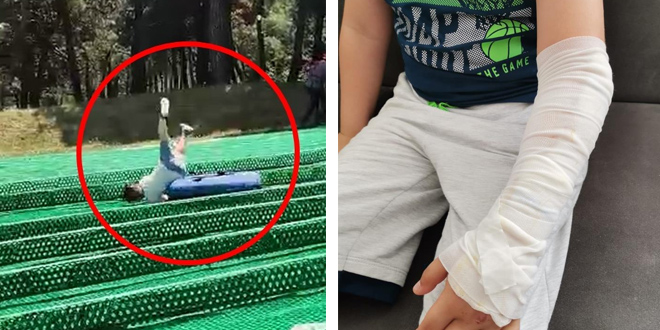 5 yaşındaki çocuk macera parkında ölümden böyle döndü