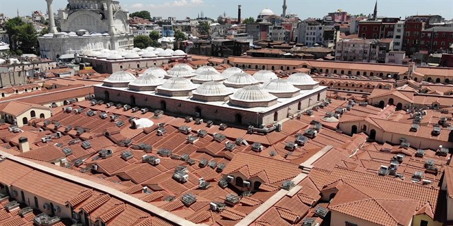 Tarihi Kapalıçarşı'nın çatısı 1 Temmuz'da ziyarete açılıyor
