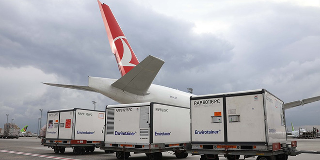 Turkish Cargo, dünyanın dört bir yanına koronavirüs aşısı taşıdı