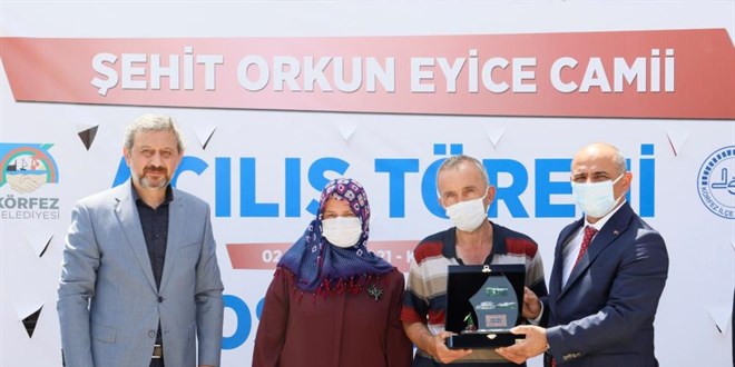 Uzman avuun ismi, ehit dt camiye verildi