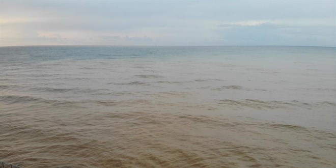Karadeniz'de denizin rengi değişti