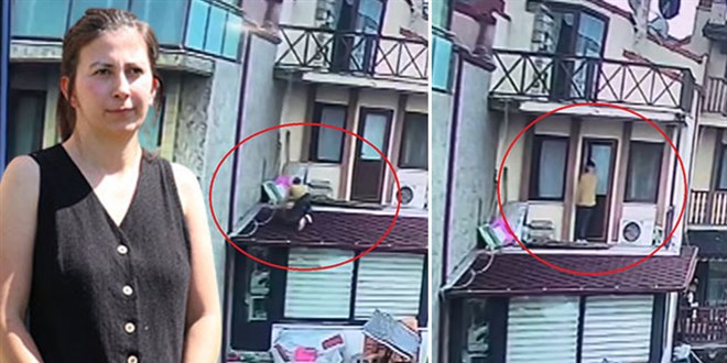 Evine giren tacizciyi son anda fark ederek komşularına sığındı