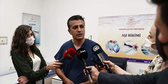 'Ankara'da hedef kitlenin yüzde 68'i en az bir doz aşı oldu'