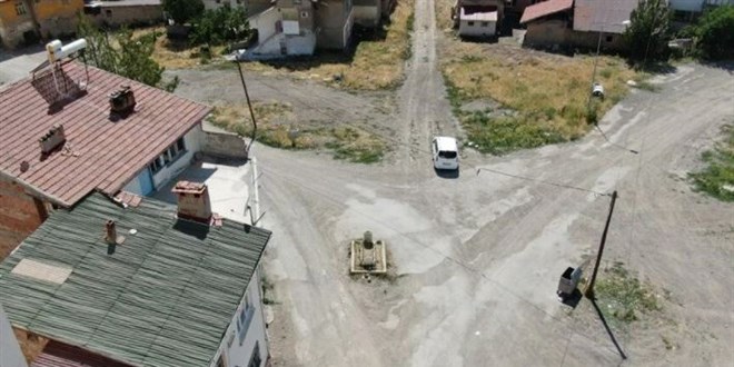 Yol ortasında şaşırtan görüntü
