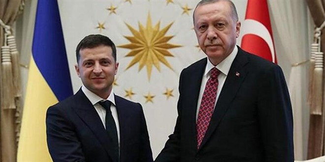 Cumhurbaşkanı Erdoğan, Ukrayna Cumhurbaşkanı ile görüştü