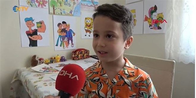 3 yaşında karikatür çizmeye başladı, yurt dışından eğitim teklifi aldı
