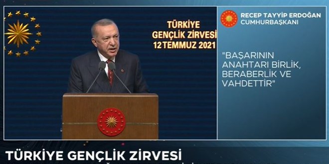 Erdoğan'dan gençlere: Ben sizlerden ümitliyim