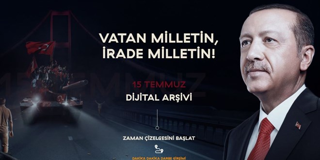 '15 temmuz.gov.tr' sitesi yenilendi