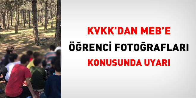 MEB'e öğrenci fotoğrafları konusunda önemli uyarı