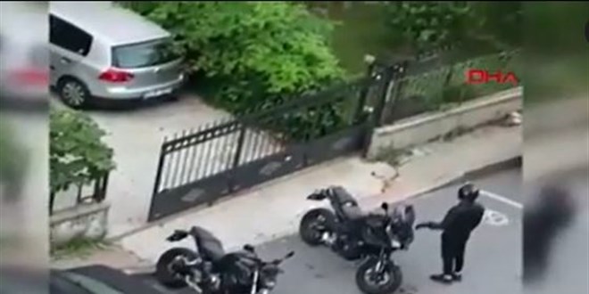 Sr retmeninin motosikletini organize hrszlar ald