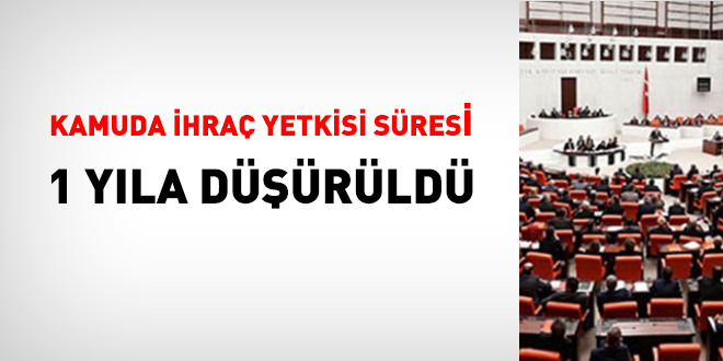 'Gözaltı, ihraç düzenlemesi 3 yıldan 1 yıla indiriliyor'