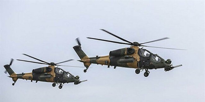 5 PKK'lı terörist ATAK helikopterleri tarafından etkisiz hale getirildi