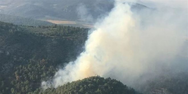 Kontrol altına alınan yangın yeniden alevlendi