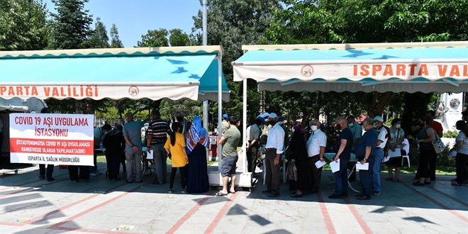 Bu ilde nüfusun yüzde 69'u aşılandı