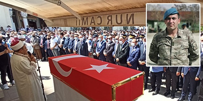 Şehit Uzman Çavuş Çelebi, son yolculuğuna uğurlandı